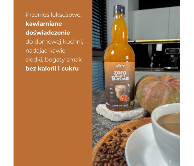 LOCCO 0 kcal syrop Barista ze stewią o smaku Pumpkin Spice - 1503779 - zdjęcie 3